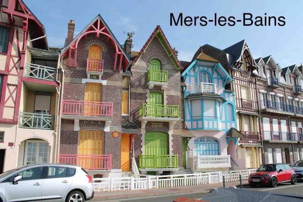 Appartement avec cour à 50m de la plage Mers-les-Bains Exterior foto